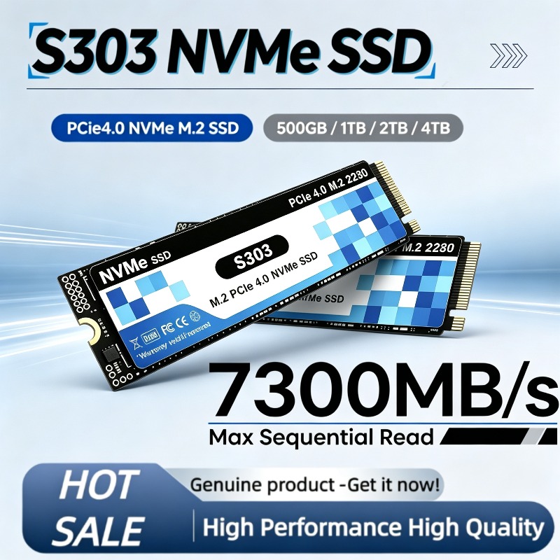 M.2 Nvme 4Tb Pcie 4.0 Ssd - S303 4TB SSD NVMe M.2 PCIe