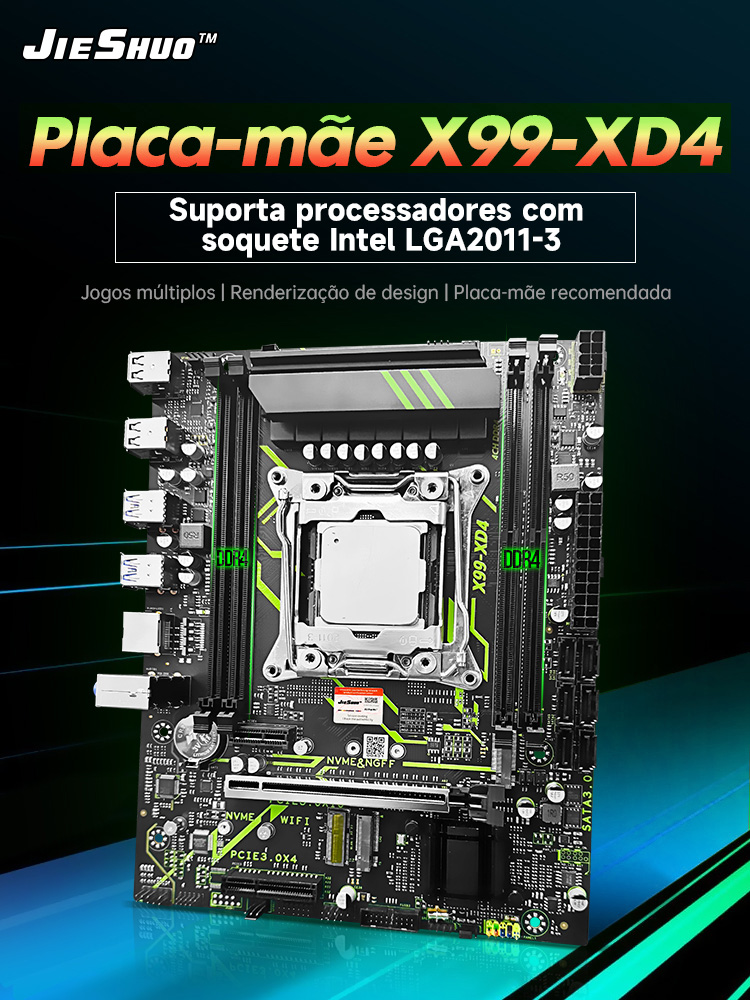 Kit Upgrade Gamer JIESHUO X99  - X99 Dual Cpu Motherboard Combo ulasan dan harga