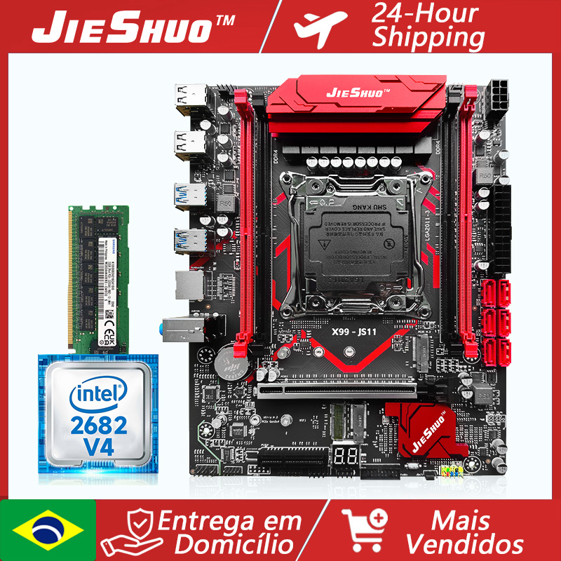 X99-JS11 LGA 2011-3 + Xeon E5- - X99 Dual Cpu Motherboard Combo ulasan dan harga