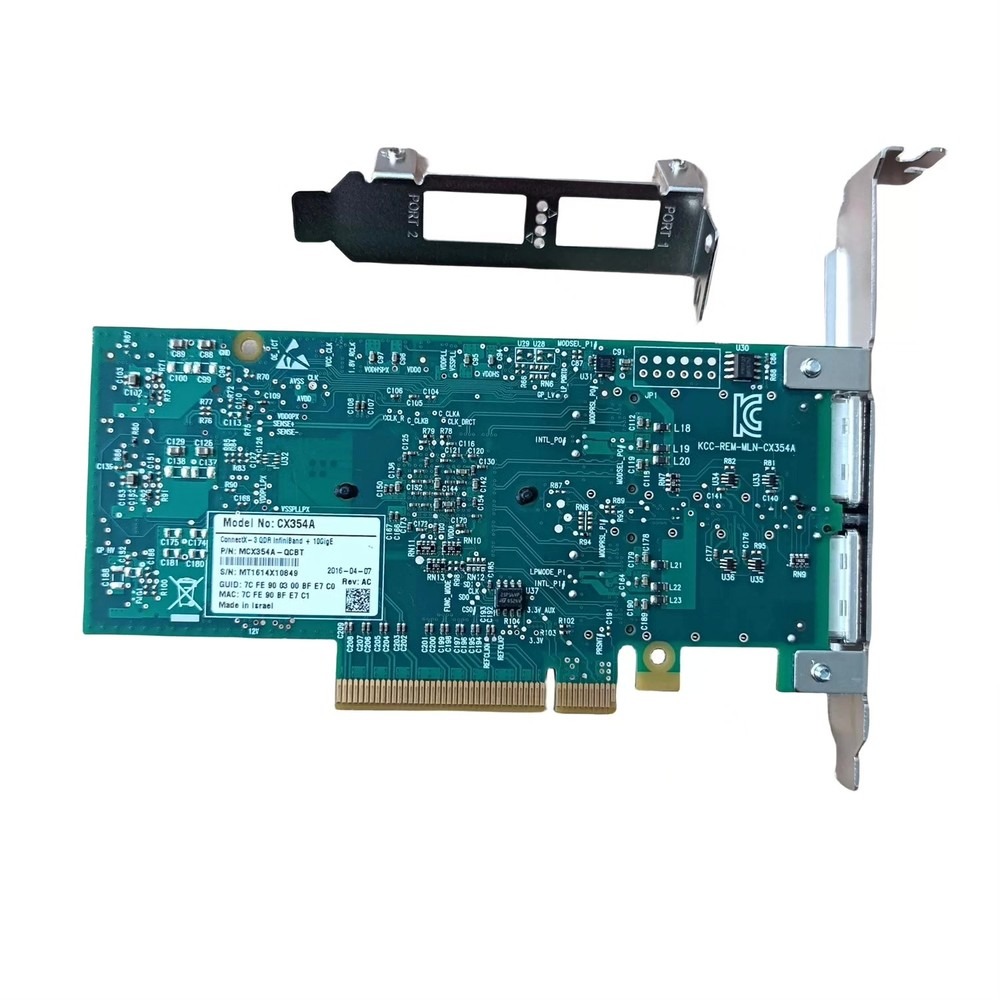 Mellanox MCX354A-QCBT 10Gb SFP - 10Gb Sfp+ Pcie Network Card Dual Port ulasan dan harga