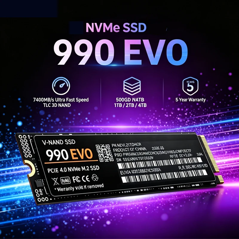 Gaming M.2 NVMe SSD 990 EVO PC - M.2 Nvme 4Tb Pcie 4.0 Ssd ulasan dan harga