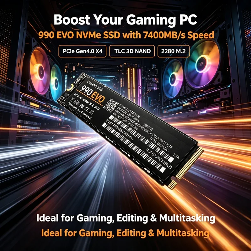 Gaming M.2 NVMe SSD 990 EVO PC - M.2 Nvme 4Tb Pcie 4.0 Ssd ulasan dan harga