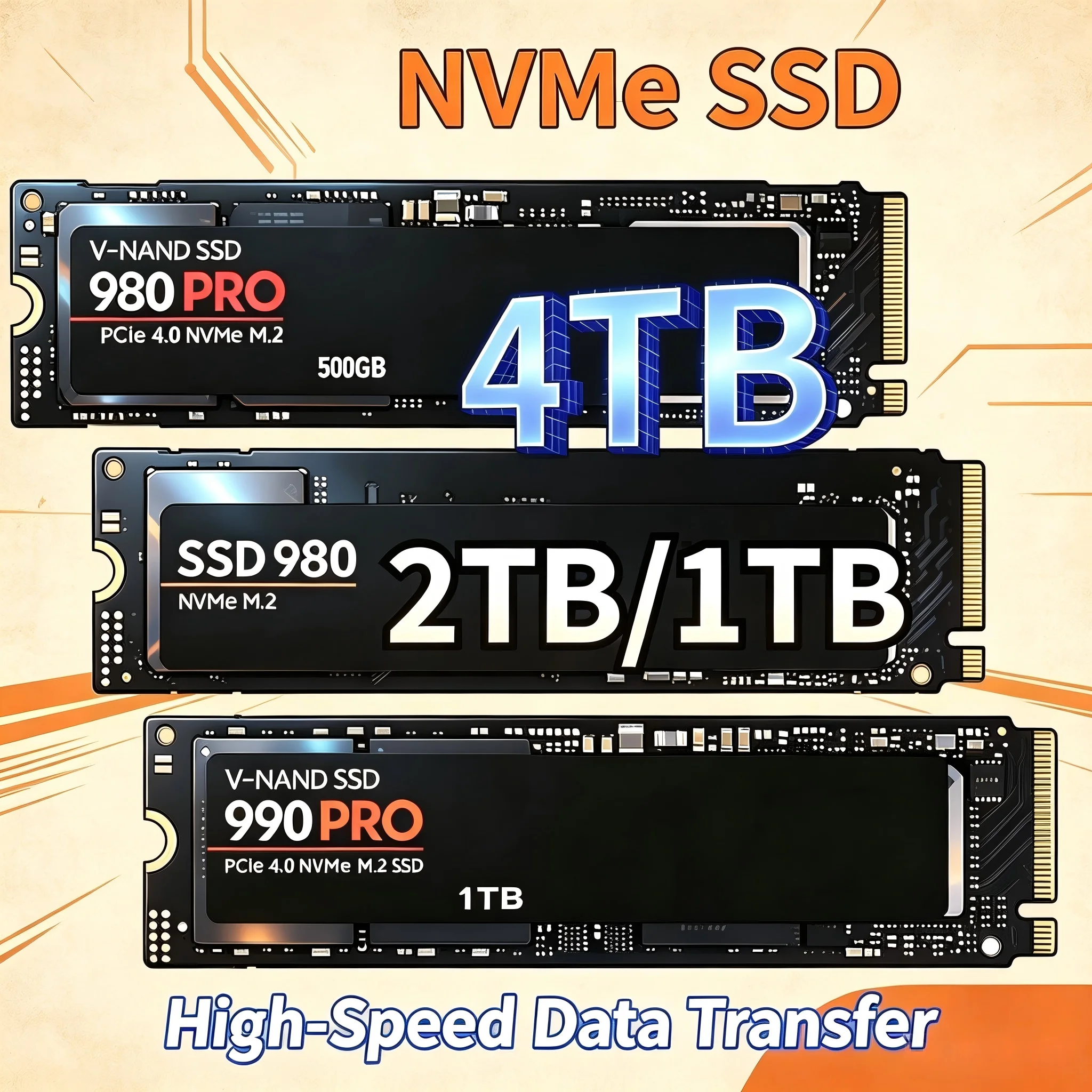 Original 980Pro 990Pro M.2 NVM - M.2 Nvme 4Tb Pcie 4.0 Ssd ulasan dan harga