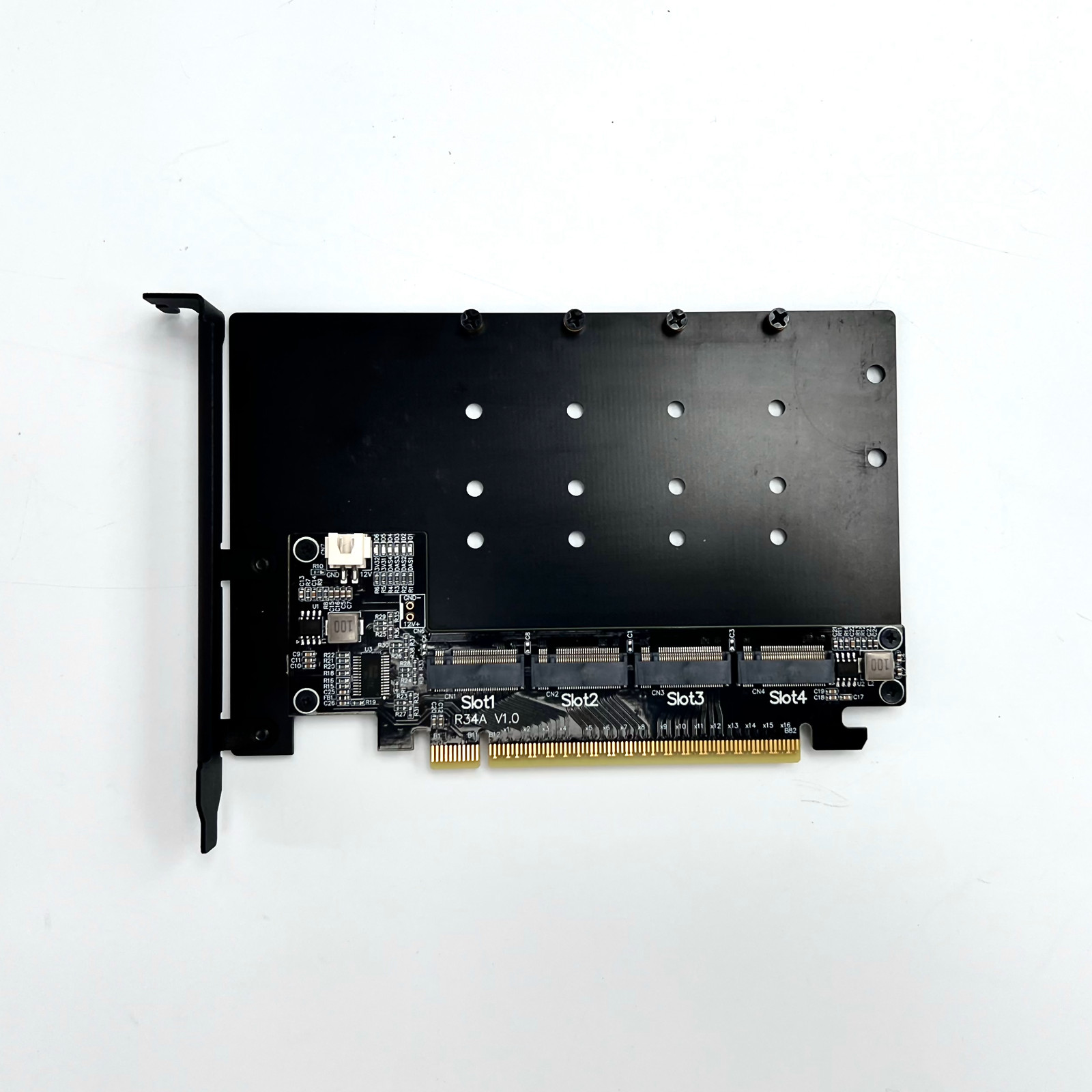 PCIe 5.0 x16 to Quad M.2 NVMe  - Quad M.2 Nvme Pcie Bifurcation Card ulasan dan harga