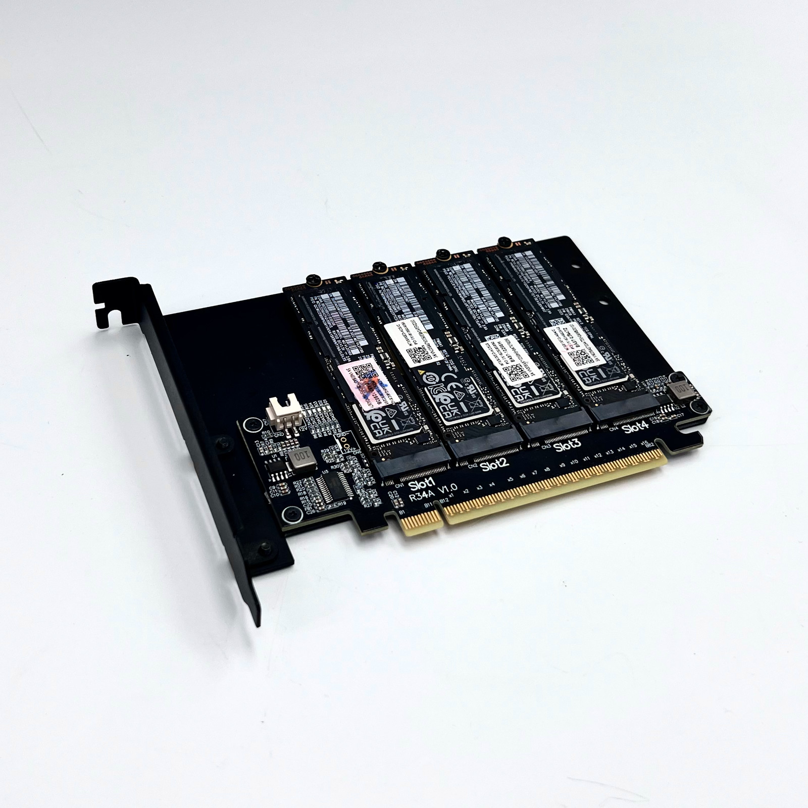 PCIe 5.0 x16 to Quad M.2 NVMe  - Quad M.2 Nvme Pcie Bifurcation Card ulasan dan harga