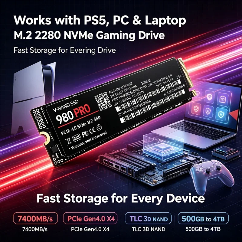 Gaming M.2 NVMe SSD 980 PRO PC - M.2 Nvme 4Tb Pcie 4.0 Ssd ulasan dan harga